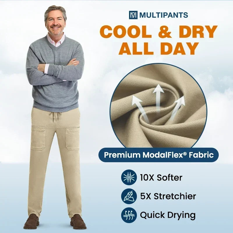 Meracid - High Stretch Multi-pocket Durable Cargo Pants