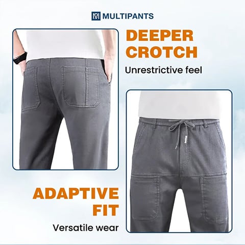 Meracid - High Stretch Multi-pocket Durable Cargo Pants