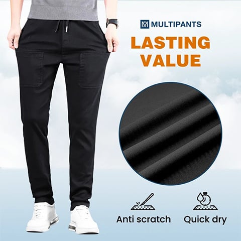 Meracid - High Stretch Multi-pocket Durable Cargo Pants