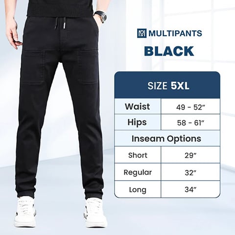 Meracid - High Stretch Multi-pocket Durable Cargo Pants